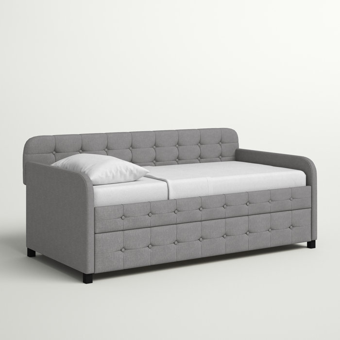 Andover Mills™ Seraphine Upholstered Daybed with Trundle & Reviews